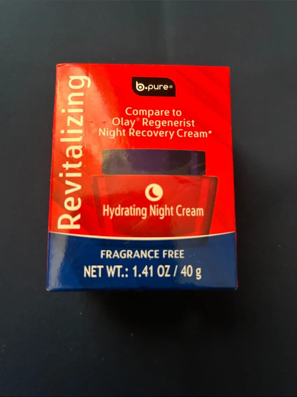 Revitalizing Hydrating Night Cream - Red